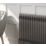 Reina 600mm x 785mm 2530BTU Raw Metal Horizontal 2 Column Radiator