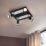 Eglo Sarria LED 4-Spot Ceiling Light Black 5W 345lm