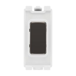 British General Nexus Metal Grid 1-Module Grid Blanking Plate Black Nickel