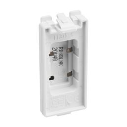 British General Nexus Metal Grid 1-Module Grid Blanking Plate Black Nickel