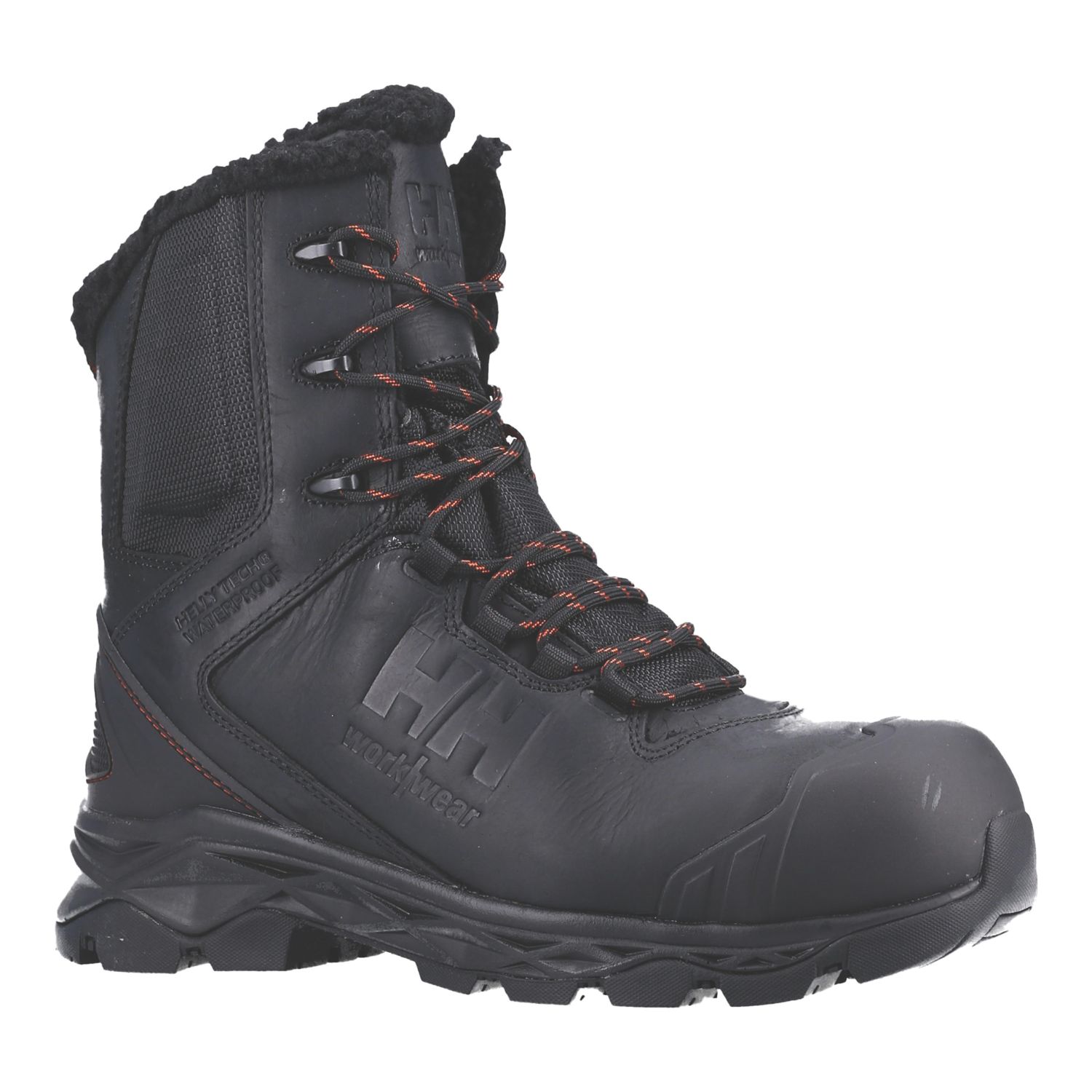 Helly Hansen Oxford Winter Tall Side-Zip S3 Size 10 Black Waterproof Safety Boots (821XP)