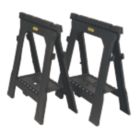 Stanley  Folding Saw Horses 69cm Pair