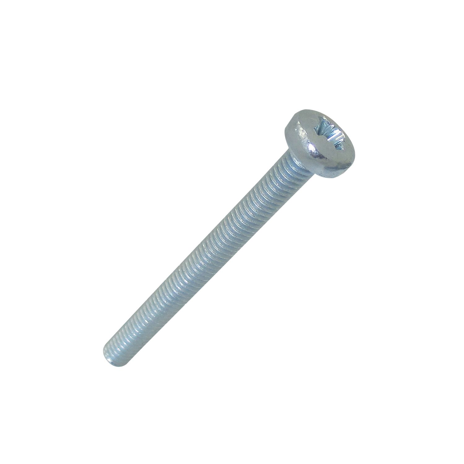 Easyfix Bright Zinc-Plated Pan Machine Screws M4 x 40mm 25 Pack (8224J)