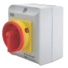 British General CPRSD432 32A 4-Pole Rotary Isolator Switch NO