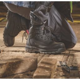 Hunter  Size 6.5  Black Waterproof  Safety Boots