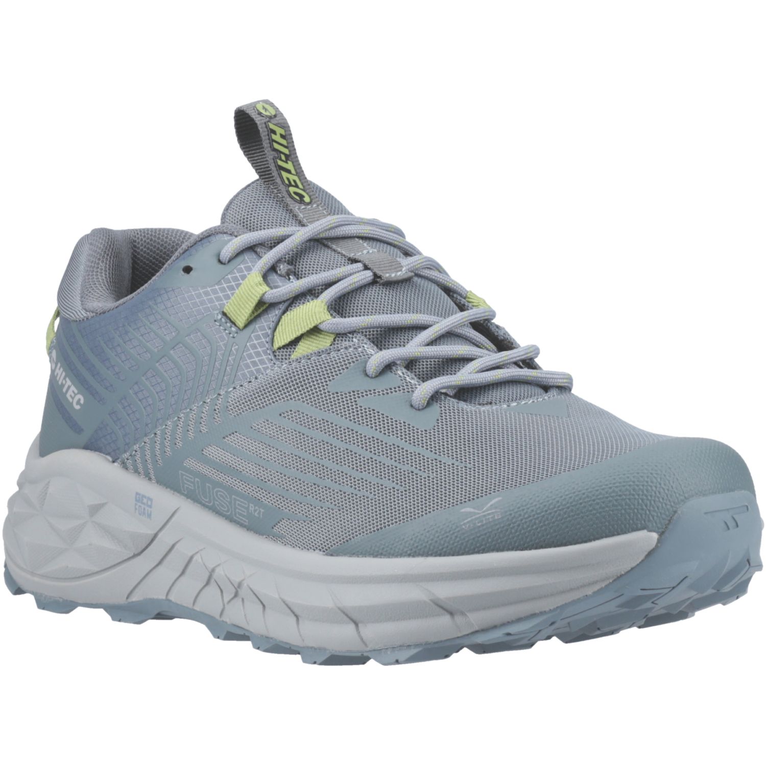 Hi-Tec Fuse Trail Low Size 8 Grey Non Safety Trainers (822EK)