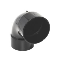 FloPlast  Solvent Weld 92.5° Double Socket Bend Black 110mm