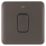 Schneider Electric Lisse Deco 50A 1-Gang DP Cooker Switch Mocha Bronze with LED with Black Inserts