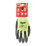 Milwaukee Hi-Vis Cut Level 3/C Gloves Fluorescent Yellow X Large