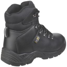 Amblers AS335 Poron XRD Internal Metatarsal Size 9  Black Water-Resistant Steel Toe Cap Safety Boots