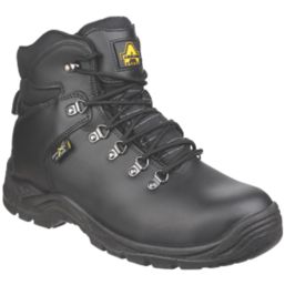 Amblers AS335 Poron XRD Internal Metatarsal Size 9  Black Water-Resistant Steel Toe Cap Safety Boots