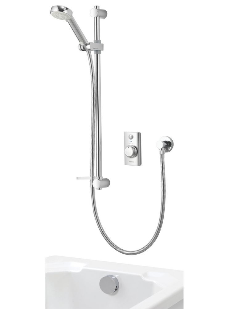 Aqualisa Visage Smart Gravity-Pumped Rear-Fed Chrome Thermostatic Smart ...