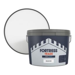 Fortress Trade  10Ltr Brilliant White Vinyl Matt Emulsion  Paint