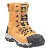 Amblers FS998 Metal Free  Safety Boots Honey Size 13