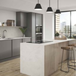 Wilsonart Marmor Paros Matt White Marble Effect Laminate Worktop 3000mm x 650mm x 12mm