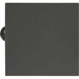 Luceco Azurar Outdoor Decorative External Wall Light With PIR Sensor Slate Grey