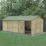 Forest Beckwood 19' 6" x 10' (Nominal) Reverse Apex Shiplap Timber Shed with Base