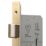 Smith & Locke Fire Rated  5 Lever Brass Deadlock 76mm Case - 57mm Backset