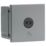 Knightsbridge Touchless 2.1A 1-Way Modular Light Switch Grey with Black Inserts