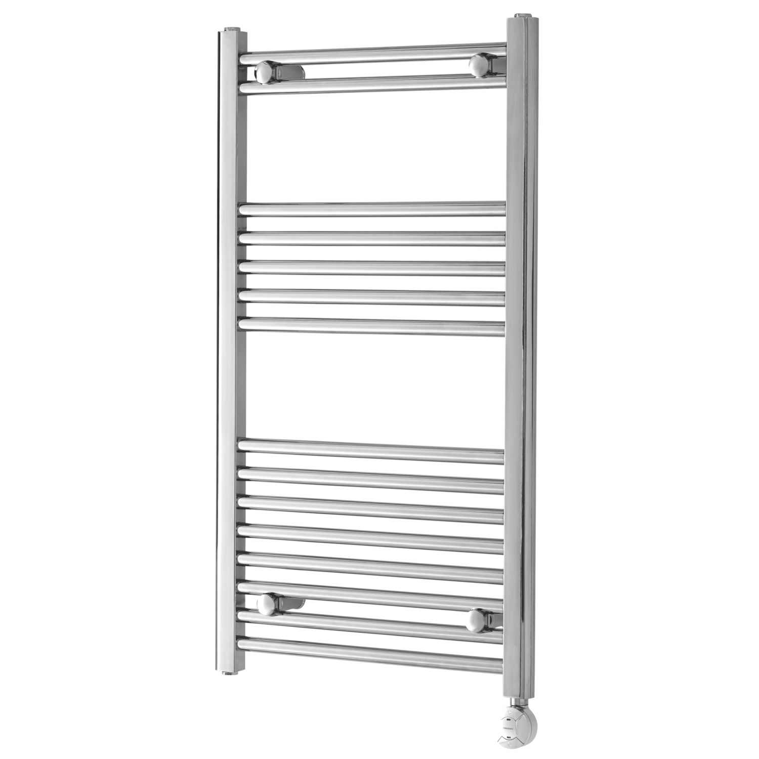 Towelrads 900mm x 500mm 1365BTU Chrome Flat Electric Towel Radiator (822RY)