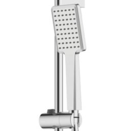 Swirl Thorness  Rear-Fed Exposed Chrome-Plated Thermostatic Mixer Shower with Diverter
