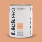 LickPro  5Ltr Orange 05 Vinyl Matt Emulsion  Paint