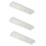 VEW Nova Rectangular LED Ultra-Thin Cabinet Light Aluminium 2.2W 150lm 3 Pack