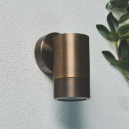 Zink Brac Outdoor Up or Down Wall Light Fitting Bronze