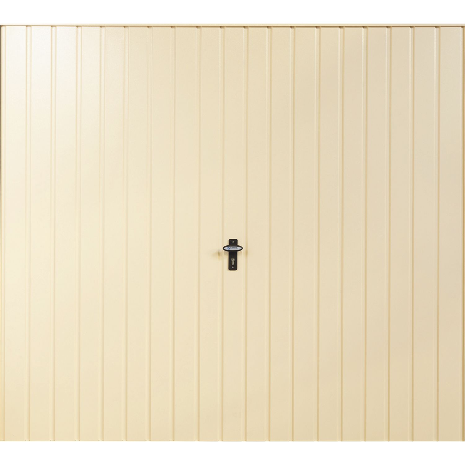 Gliderol Vertical 8' x 7' Non-Insulated Framed Steel Up & Over Garage Door Ivory (822VP)