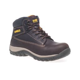 DeWalt Hammer   Safety Boots Brown Size 10