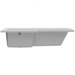 Vermont Shower Bath Right-Hand Acrylic No Tap Holes 1700mm