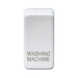 Knightsbridge 'WASHING MACHINE' Switch Cover Matt White