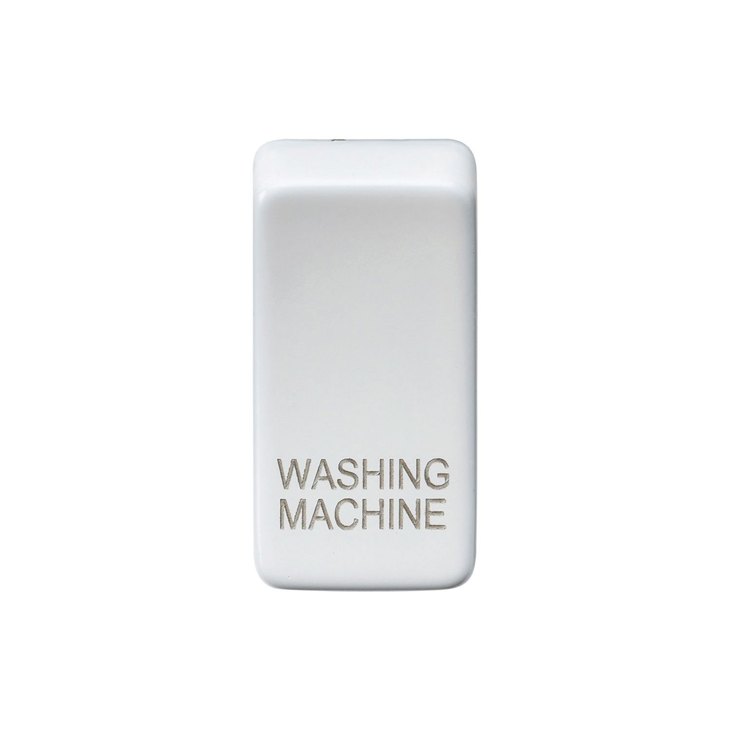 Knightsbridge 'WASHING MACHINE' Switch Cover Matt White (823CT)