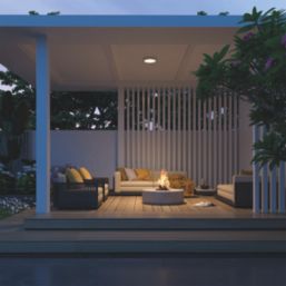 Calex  Rechargeable LED Ceiling Light With PIR Sensor White 170lm