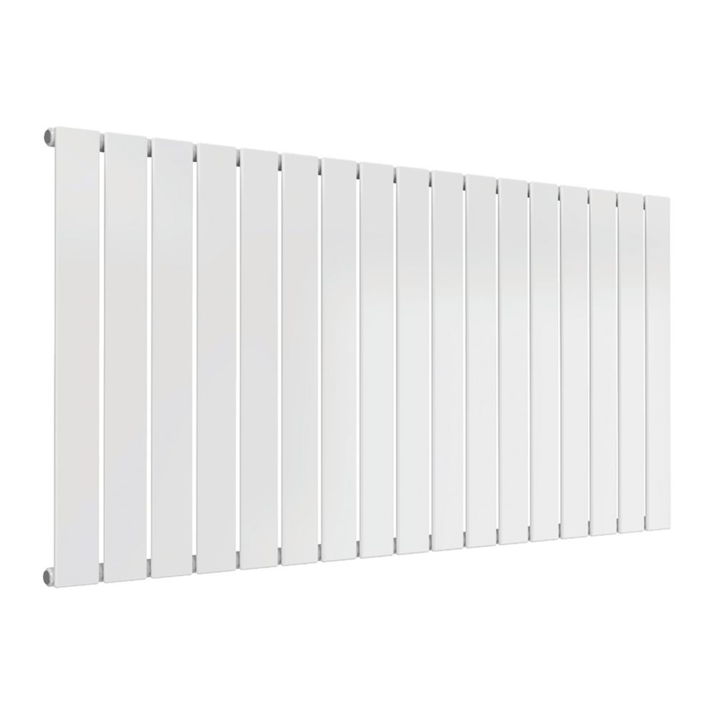 Reina Flat Single 600mm x 1254mm 3008BTU White Horizontal Designer ...