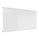Reina Flat Single 600mm x 1254mm 3008BTU White Horizontal Designer Radiator