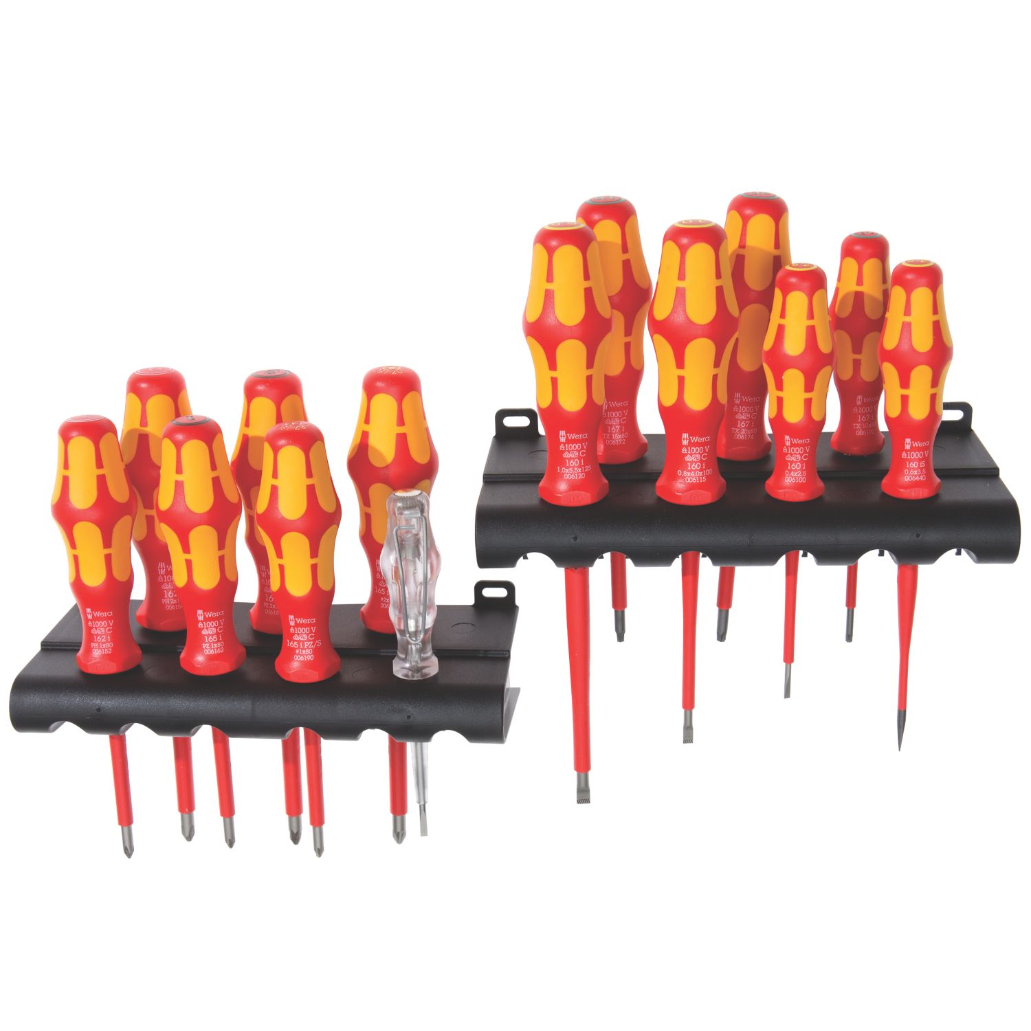 Wera Kraftform Plus Mixed VDE Screwdriver Set 16 Pieces (823FP)