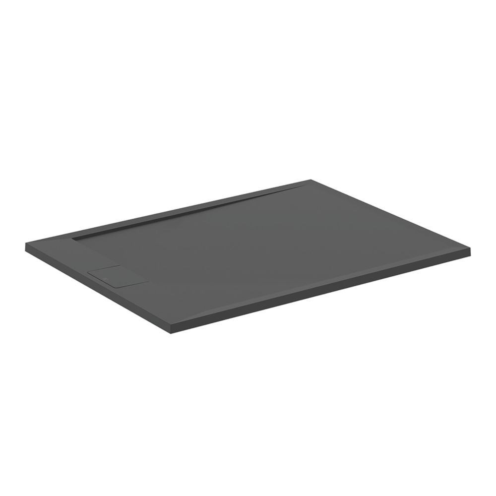 Ideal Standard i.life Ultraflat S Rectangular Shower Tray Jet Black 1200mm x 800mm x 30mm