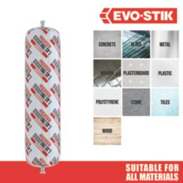 Evo-Stik Sticks Like Sh*t Solvent-Free Grab Adhesive Clear 400ml