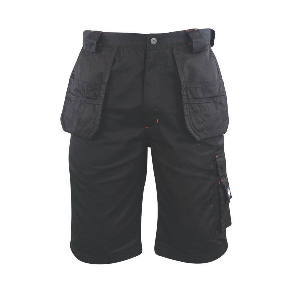 Lee Cooper Werkkleding LCSHO806 Mens Multi Pocket Werk Veiligheid Broek Cargo Shorts, Blauw (blauw), W38/L31