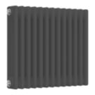 Reina 500mm x 605mm 2241BTU Anthracite Horizontal 3 Column Radiator