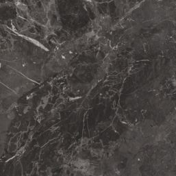 Wilsonart Matt Black Marble Effect Laminate Upstand 3000mm x 100mm x 20mm