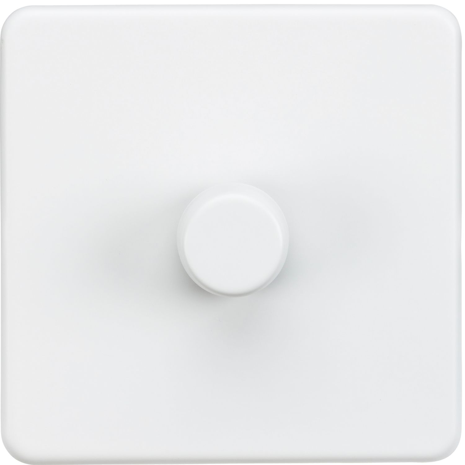 Knightsbridge 1-Gang 2-Way LED Intelligent Dimmer Switch Matt White (823PX)