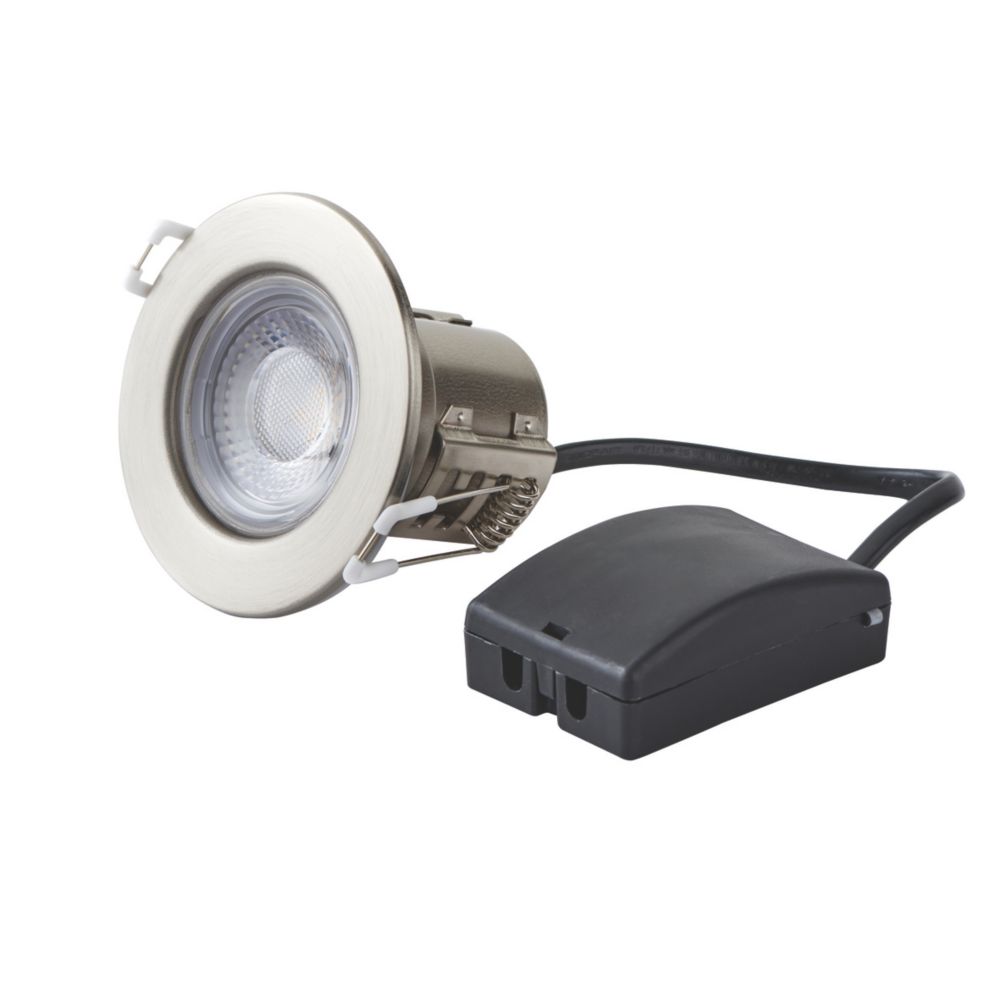 Saxby CosmosEco V3 Fixed Fire Rated LED Recessed Downlights Satin