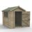 Forest Timberdale 6' 6" x 8' (Nominal) Apex Tongue & Groove Timber Shed with Assembly