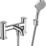 Hansgrohe Vernis Blend Chrome 123mm Deck Mounted Dual Control Manual Shower Mixer Tap