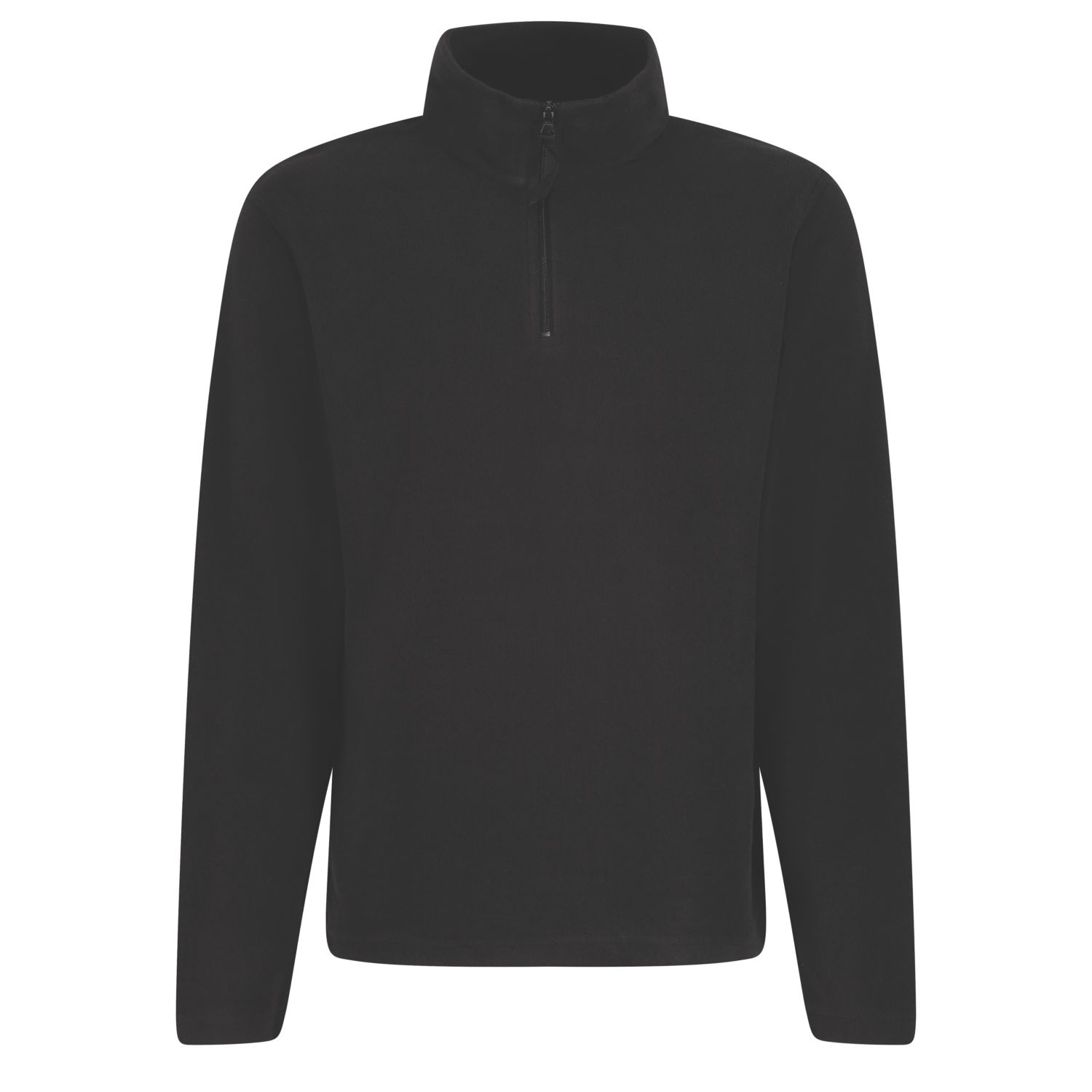 Regatta Micro Zip Neck Fleece Black Medium 39.5" Chest (823XH)
