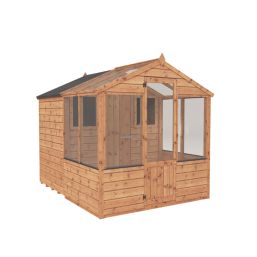 Mercia Traditional 6' x 8' (Nominal) Timber Greenhouse & Shed