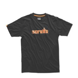 Scruffs Houghton Worker Short Sleeve T-Shirts Grey / Navy / Black Medium 42.5" Chest 3 Pack