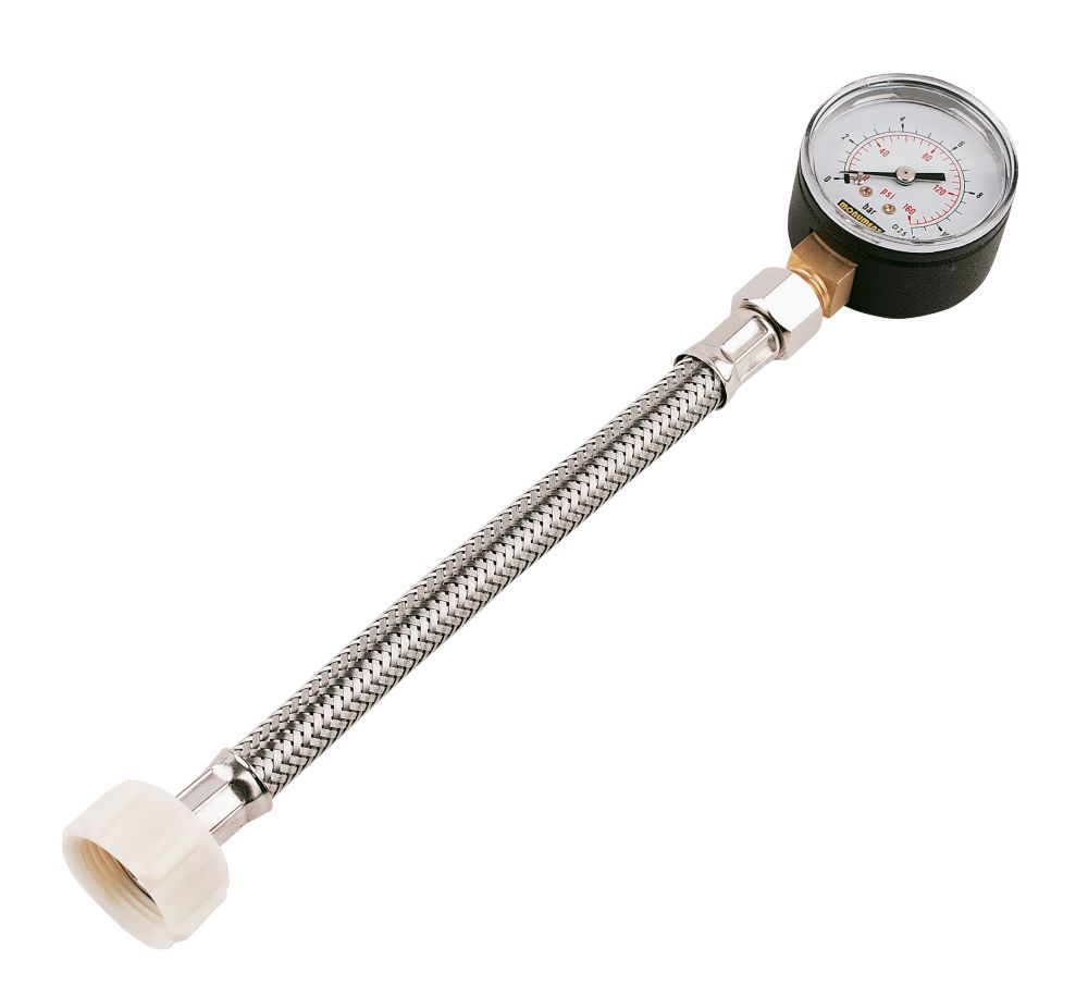 Monument Tools Mains Water Pressure Test Gauge 11bar